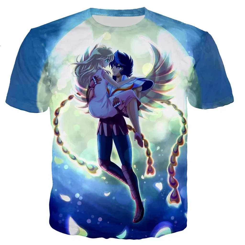 The Knights of The Zodiac Saint Seiya T-Shirts 3D Print Men Women Sport Casual Fashion Oversized T Shirt Top Unisex Clothing