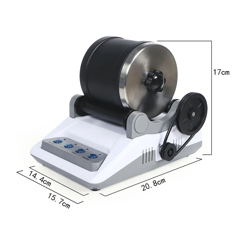 Elektrische Rock Tumbler DIY Spielzeug Rock Maschine mit rauen Edelsteinen Polieren Körnungen für Erwachsene Kinder DIY Polieren Schleifer Maschine