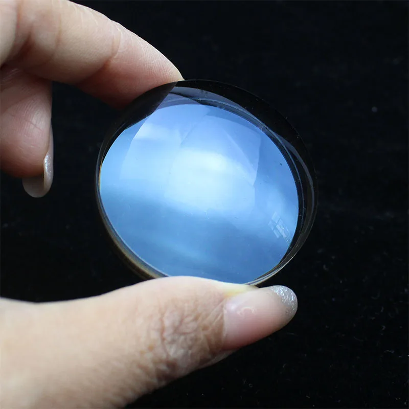 D40F205 Refraction bonded blue film edge blackened objective achromatic lens Parallel light tube astronomy telescope DIY parts