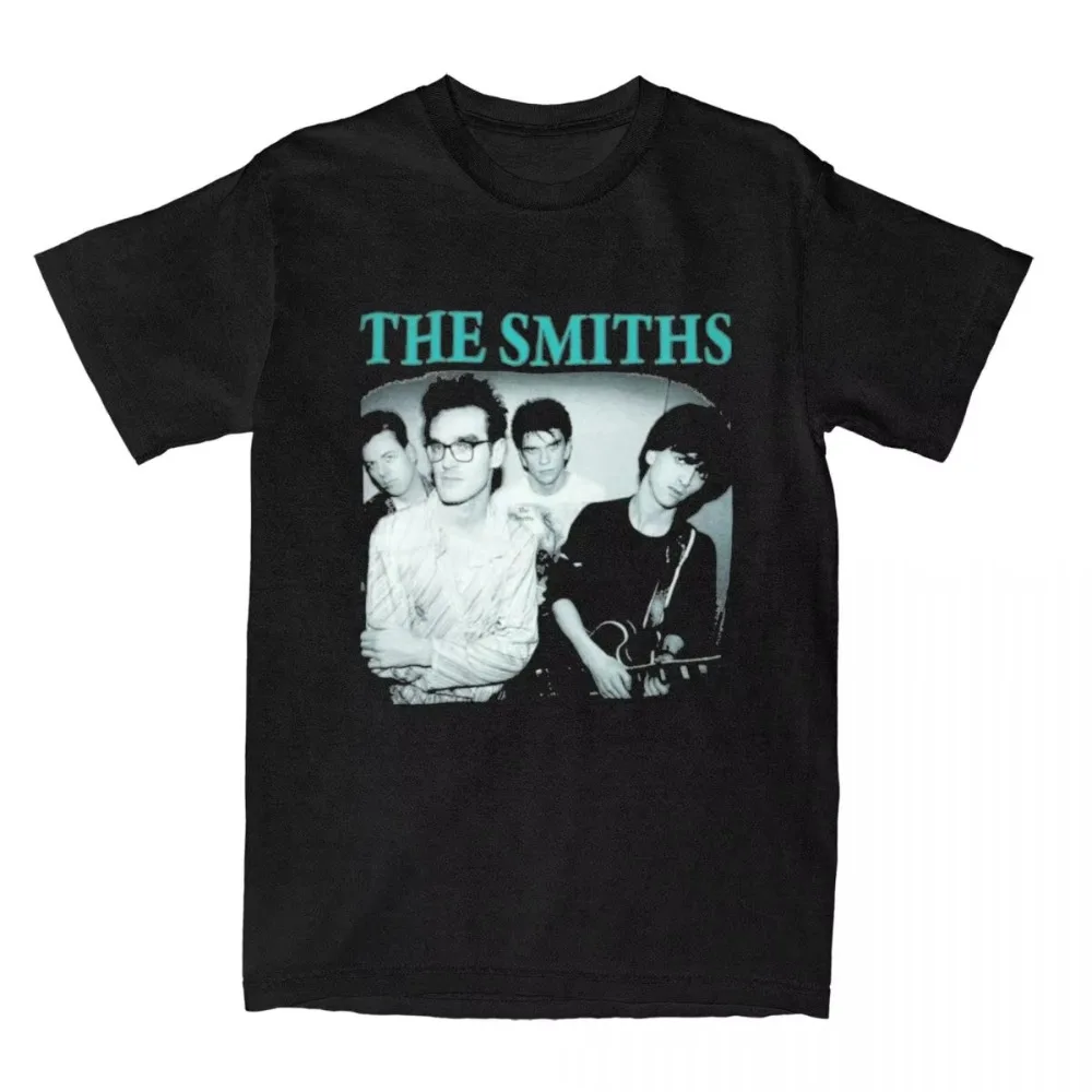 2025 New Funny The Smiths Band T-Shirt Men Women Crew Neck Cotton Short Sleeve Tee Shirt Gift Idea Clothing