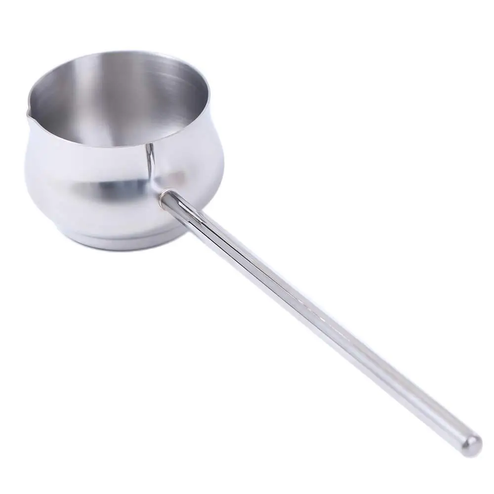 

Stainless Steel Oil Splashing Small Pot Special Thickened Hot Oil Pan Durable Long Handle Oil Pouring Spoon Sauce Seasoning