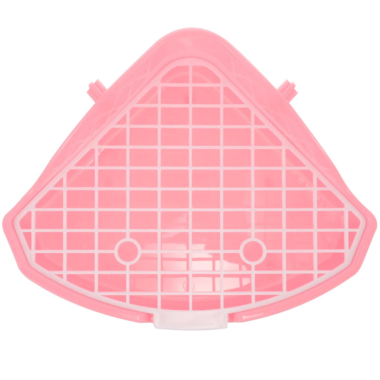 

Pet Potty Compact Rabbit Litter Box Pink Small Hamster Guinea Pig Tray Washable Durable Anti Leak Reusable Cleaning Supplies