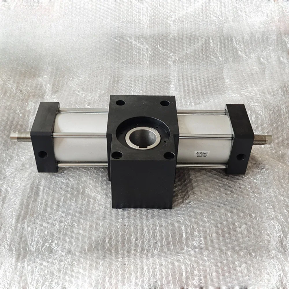 Cilindro giratório pneumático de alto torque Cilindro angular série QGK, torque resistente 0 ~ 360 °   Atuador de ângulo ajustável