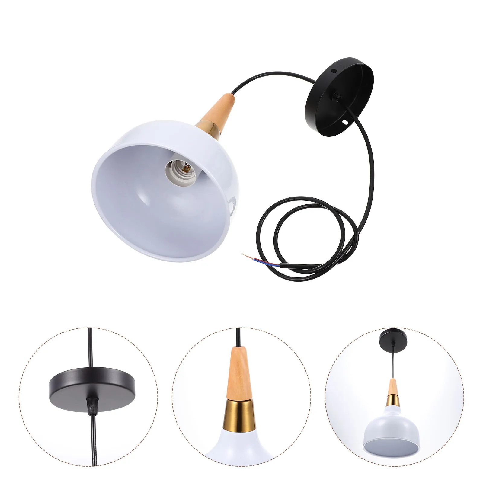 

Nordic Hanging Lamp Modern Wooden Metal Pendant Light for Home Cafe Bar Restaurant Decorative Ceiling Light Cafe Ceiling Lamp