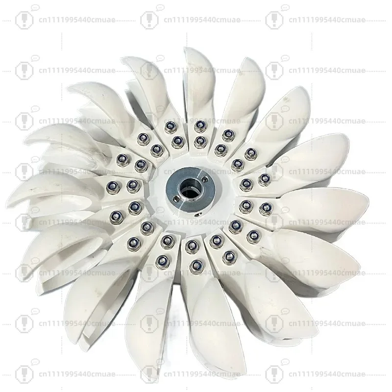 High-efficiency Pelton impeller, impact water wheel bucket plate DIY hydraulic generator, light and sturdy