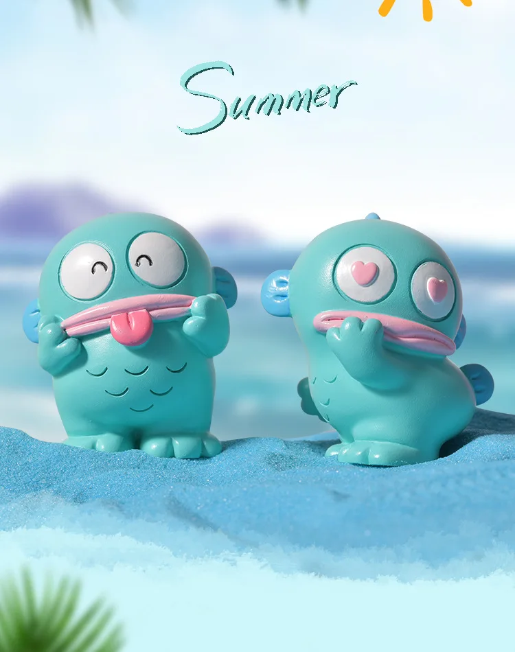 Hangyodon Niedliche Blind Box Meerjungfrau Großmaul-Fisch Anime-Figur Desktop-Dekoration Überraschungsgeschenk für Schüler Mystery Box Großhandel – Detail 7