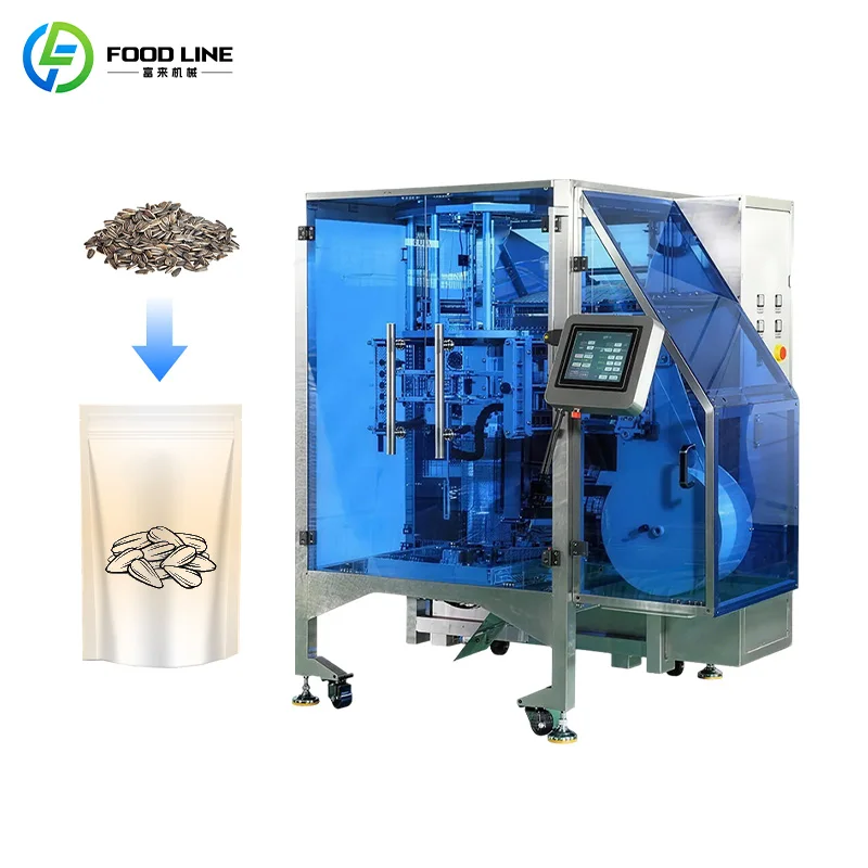 Custom Multi Function Packing Machine for Puffed Food Fried Chips Shrimp Stick Automatic Weigh Fill Seal