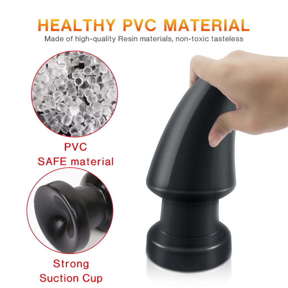 Anal Plug 3 Sizes S M L Soft PVC Cone Butt Plugs Big Anal Toys For Women Men Unisex Anus Stimulation Gay Sex Toys Adults Sexshop