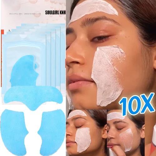 Imagen 2 del producto Mascarilla Facial de proteína de colágeno hidrolizado, papel iluminador, antiarrugas, hidratación profunda, relleno Facial Soluble, reafirmante, cuidado de la piel