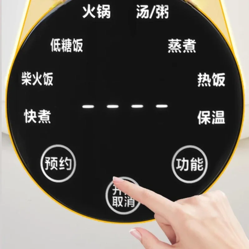 หม้อหุงข้าวสเตนเลส304 2L 110V/เซรามิกเคลือบชั้นในบ้านหม้อหุงข้าวขนาดจิ๋วอัจฉริยะแบบไม่เคลือบผิวขนาดเล็ก Lonchera electrica