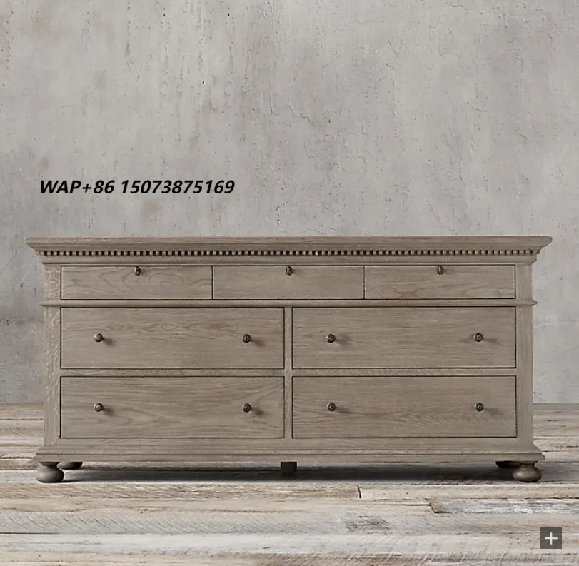 Sassanid Architecture Classical Design Deluxe Bedroom Oak Drawn Dressing Table 7-Doo St. James Furniture Cabinet