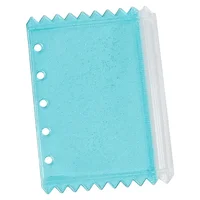 M5 5Holes Candy Collorful Binder Pockets Binder Zipper Folders Notebook Binder Waterproof Pvc Leaf Document Filing Bag 5
