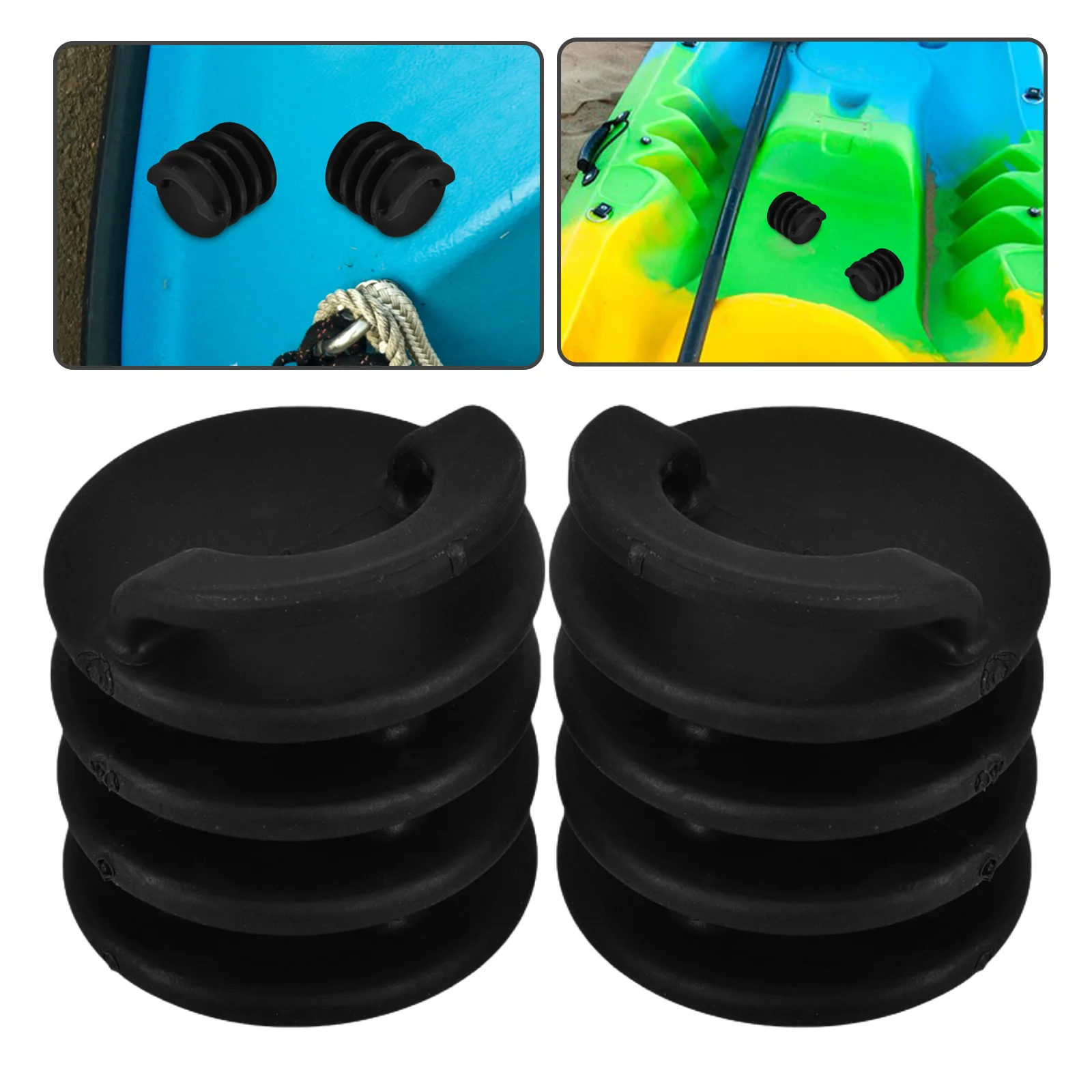 2 Pcs Kayak Waterproof Plug Scupper Plugs Drain Kit Stopper for Draining Accessories Outdoor Product