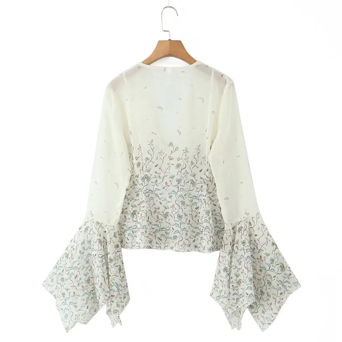 JNLEAOG automne nouveau femmes décontracté polyvalent imprimé irt coupe ample Polyester longue Sve filles irt européen Sle Faion