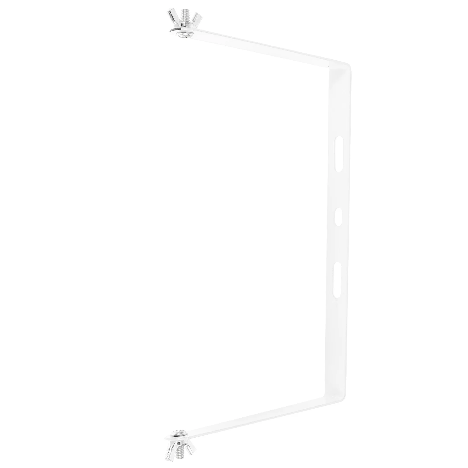 

Solar Panel Support Board Bracket Iron Street Lamp Holder Pole Shelf Mount Outdoor White