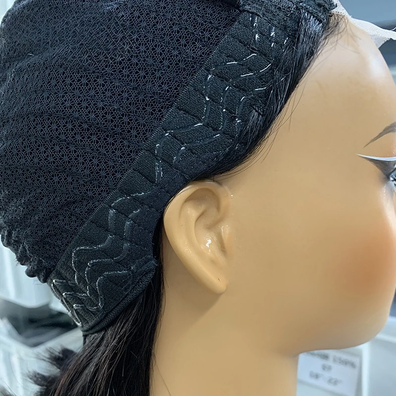 12A Super Double Drawn 13x4 Lace Frontal Perücken aus Echthaar 8/10 Zoll Knochenglatte, kleberlose 2x6 Lace Perücken für Frauen in Naturfarbe – Detail 6