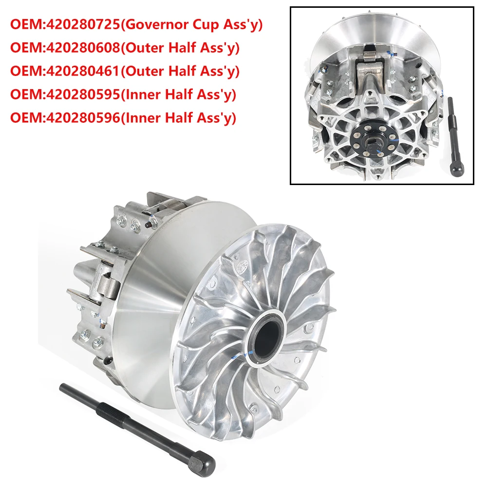 

Clutch Parts Primary Drive Clutch For CAN-AM Maverick X3 MAX Turbo R RR DS RS STD XDS DPS XRS XMR XRC OEM:420280725 420280608