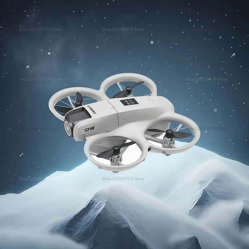 طائرة بدون طيار صغيرة D16 جديدة مع 180 ° قابل للتعديل 8K HD كاميرا واي فاي ضوء تدفق عقبة تجنب أجهزة الاستقبال عن بعد لعبة هدية طفل الكبار الأب