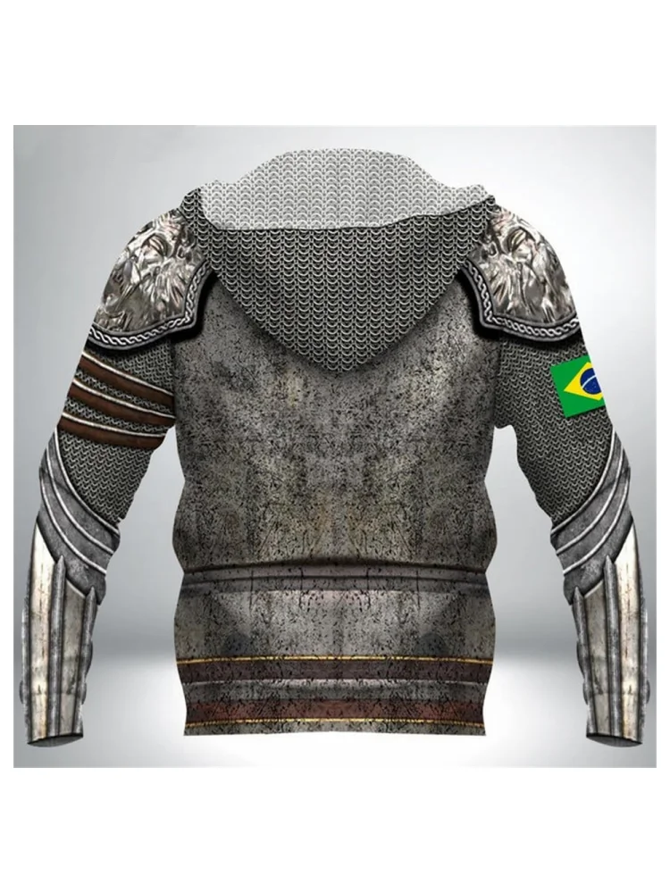 

PERSONALIZED BRAZIL Armor 3D Printed Jacket Men/women Hoodie Unisex Casual Streetwear Sweatshirts Pullover Sudadera Hombre JK043