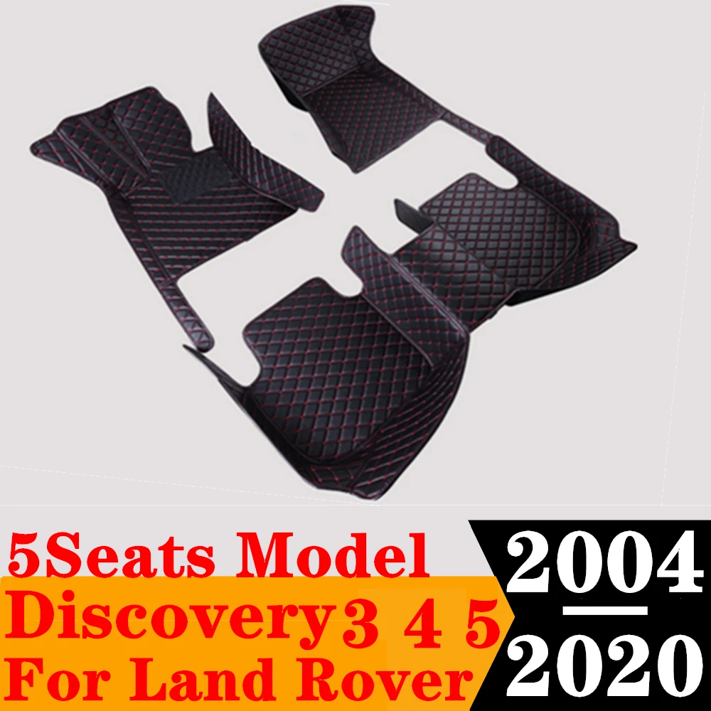 Car Floor Mats For Land Rover Discovery 3 4 5 LR3 LR4 LR5 5Seats 20 2019 2018-2004 Custom Fit FloorLiner Foot Pads Carpet Cover