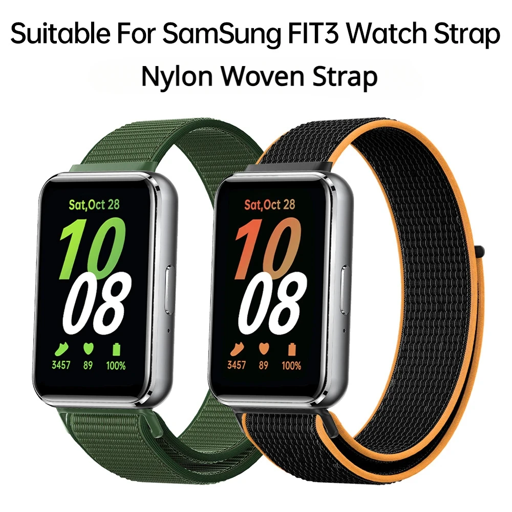 

Nylon Loop Strap for Samsung Galaxy Fit 3 Adjustable Elastic Bracelet Watchband for iWatch Samsung Galaxy Fit3 Band Accessories