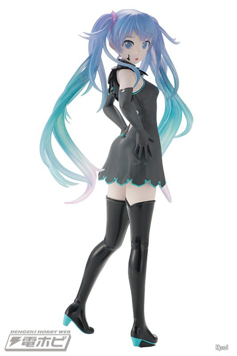 21CM Anime Hatsune Miku Project Ghost Hatsune Miku Czarna Sukienka Lolita Model Zabawka Kolekcjonerska Figurka Akcji