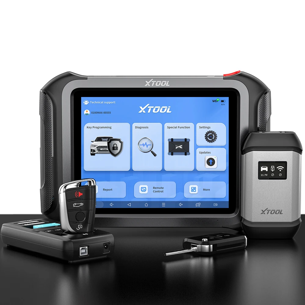 

X100 MAX Professional Key Programming Tools with KC501 Auto All System Diagnosis 30+Services Bi Direction Scan Tool