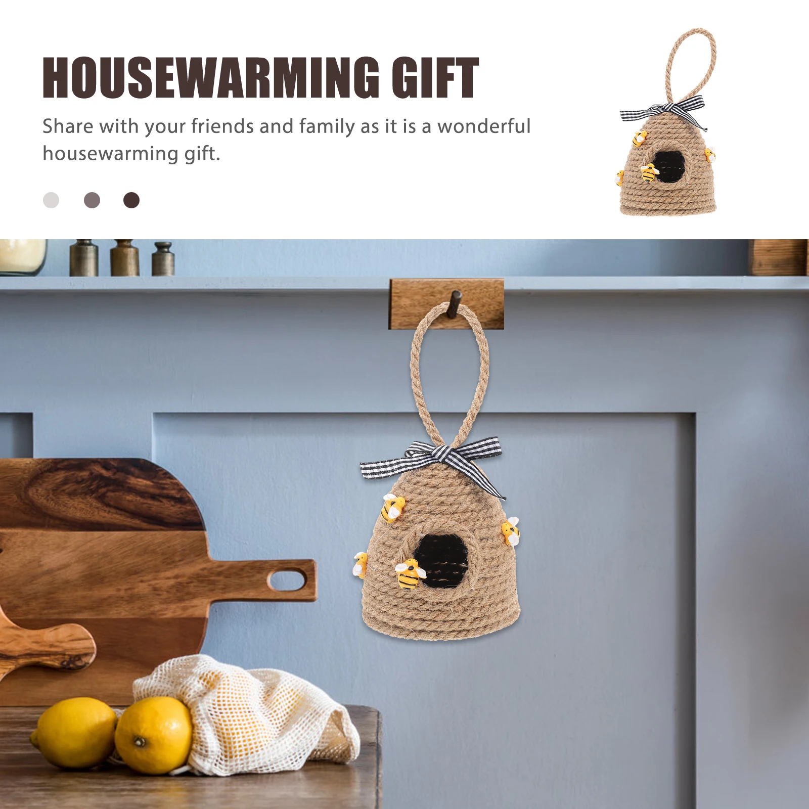 

Woven Honeycomb Hanging Decor Natural Pendant For Balcony Garden Outdoor Home Supplies Festival Ornament Honeycomb