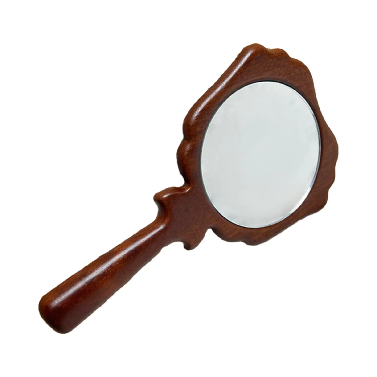 Hand Mirror with Handle Handheld Mirror for Make up Hairdressing Hotels