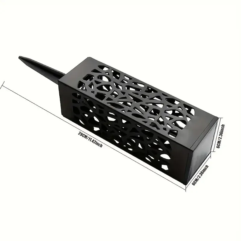 1-6 قطعة الشمسية في الهواء الطلق مصباح حديقة LED جوفاء منحوتة مسار المشهد أضواء الحديقة لحديقة فناء شرفة وإضاءة الرصيف