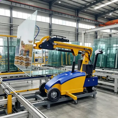 New Electric 300kg 400kg Window Glass Sucker Lifting Manipulator Mobile Vacuum Glazing Lifter Robot 5m Lifting Height 360