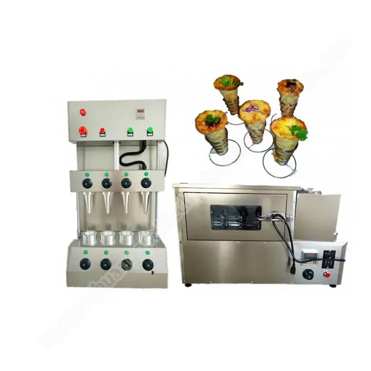 

Automatic Sugar Waffle Ice Cream Roll Bake Mould Wafer For India Pizza Cone Making Machine Maker Conical