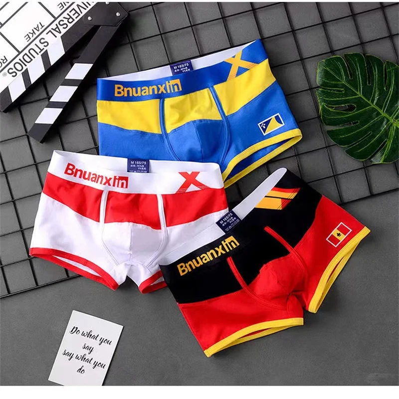 Men\'s Boxers Men\'s Panties Set Cotton Sexys Underwear Man Briefs Soft Man Underpants Breathable Men\'s Shorts Free Shipping