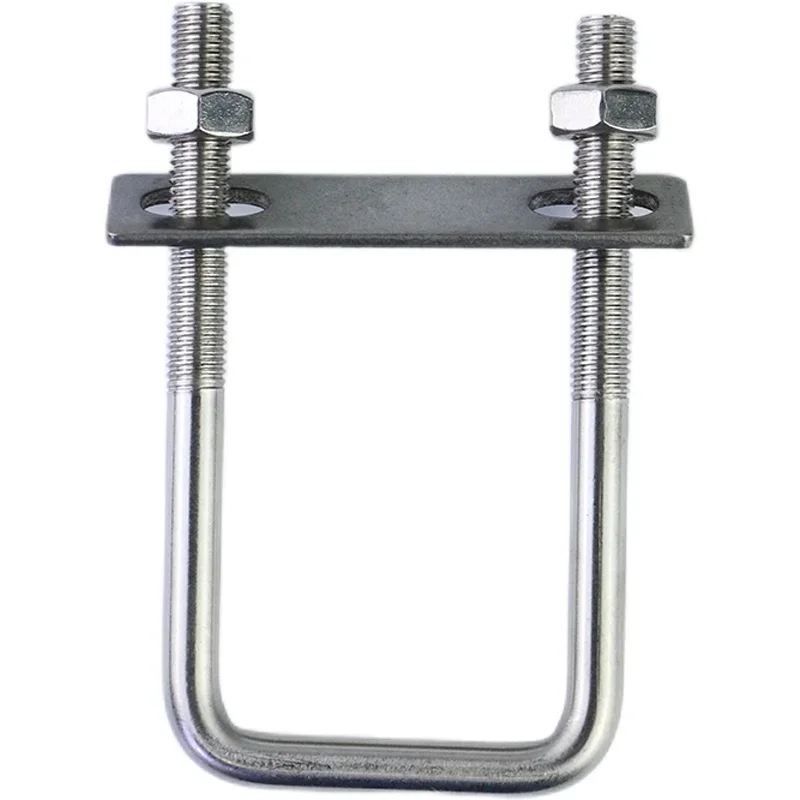 [U-shaped pipe ] 304 stainless steel screw clamp right angle m6m10u square type