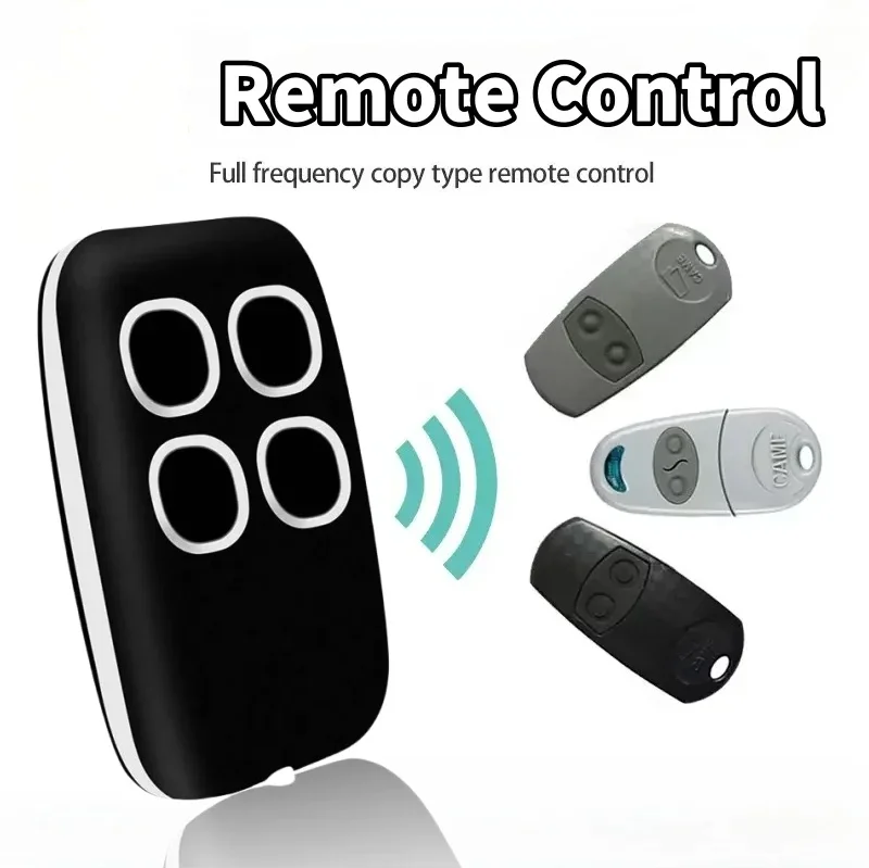 

Garage Door Remote Control Duplicator 433MHz 4 Button Code Grabber Clone Gate Key Fob Command Hand Transmitter Waterproof