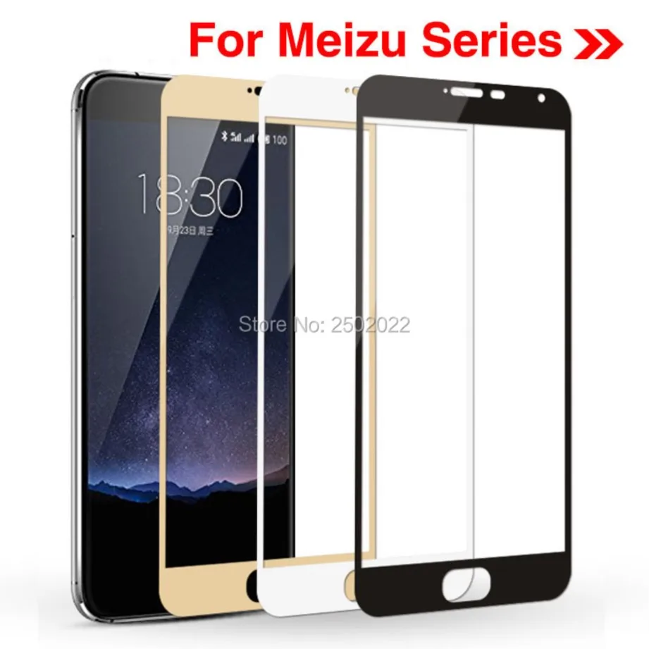 for meizu m5 note protective glass for meizu m5s m3 m6 note tempered glas full cover screen protector on maisie m 3 5 6 5s film