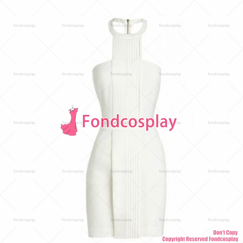 fondcosplay Sass Bide Style White Backless Dress Cosplay Costume Custom-made[G939]