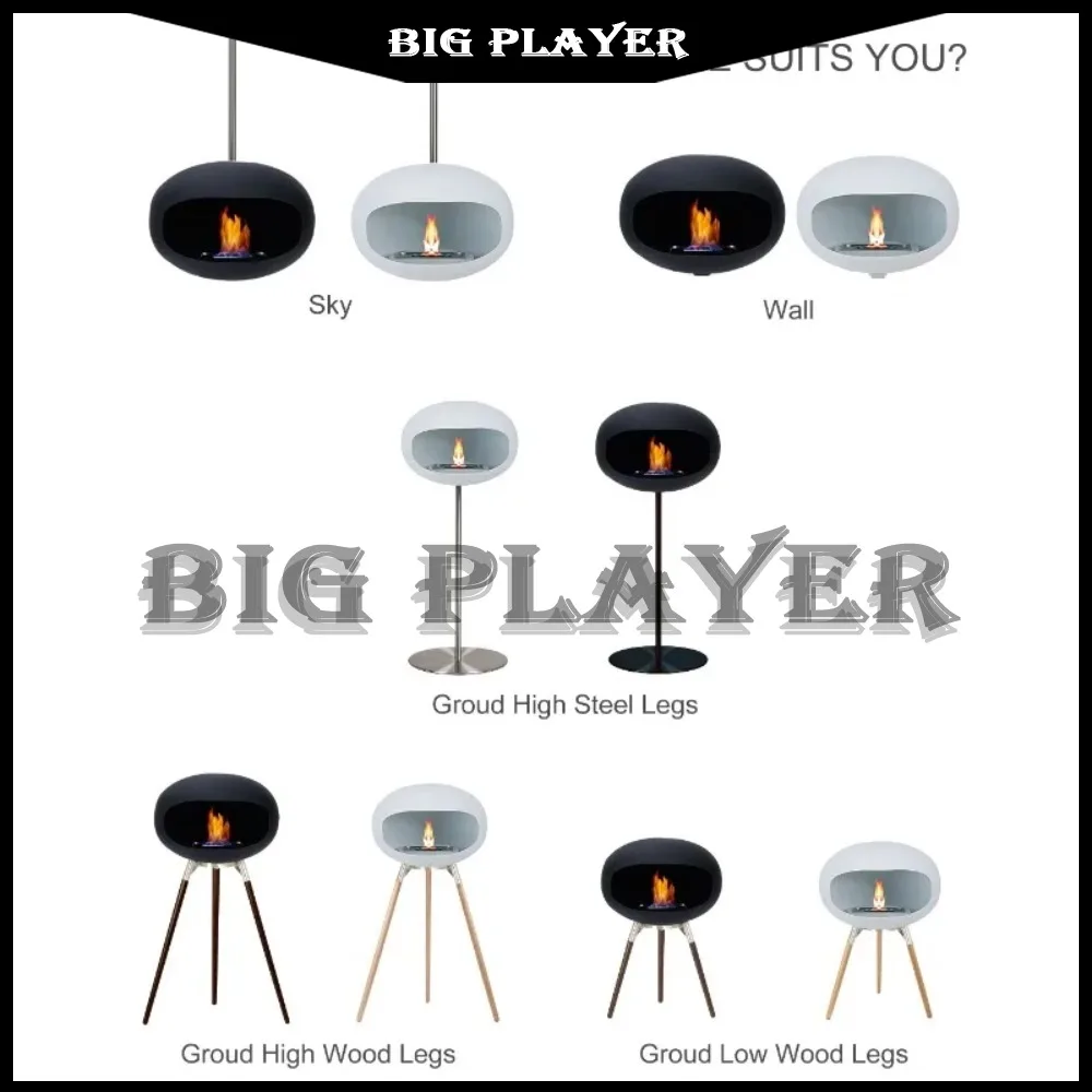 Roestvrijstalen bio-ethanol haard