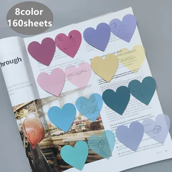 8Packs/Set şeffaf yapışkan notlar kendinden yapışkanlı BookMarkers açıklama okuma kitap temizle Tab Kawaii sevimli kırtasiye