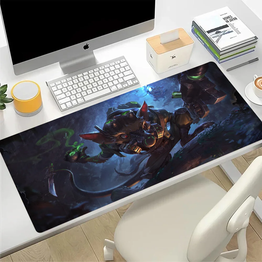 League of Legends Twitch Large Mouse Pad Gaming Mousepad PC Gamer Computer Office Mouse Mat XXL Laptop Keyboard Mat Desk Pad