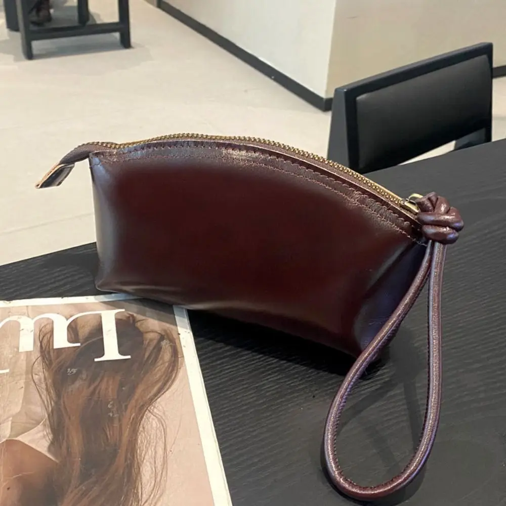 

Coin Pouch Portable Women Wallet Large Capacity with Lanyard Cards Bag Retro Korean Style Clutch Money Bag Dating
