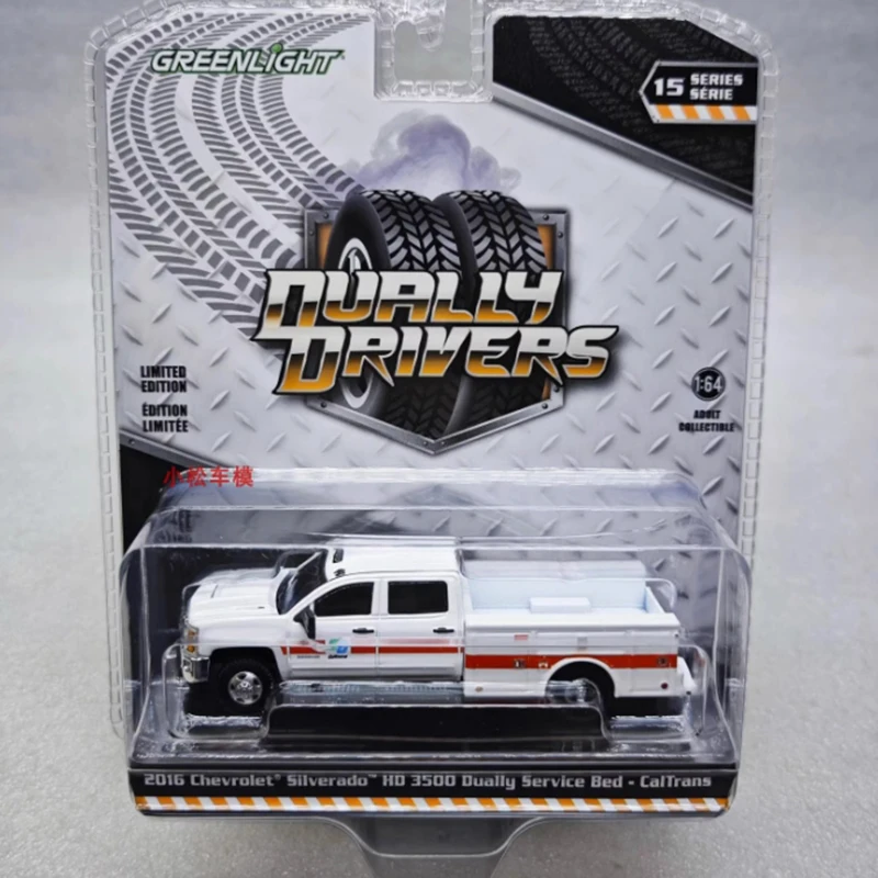 

GreenLight 1:64 Scale 2016 Silverado HD 3500 Alloy Simulated Car Model Collection Display Toy Gifts Souvenirs