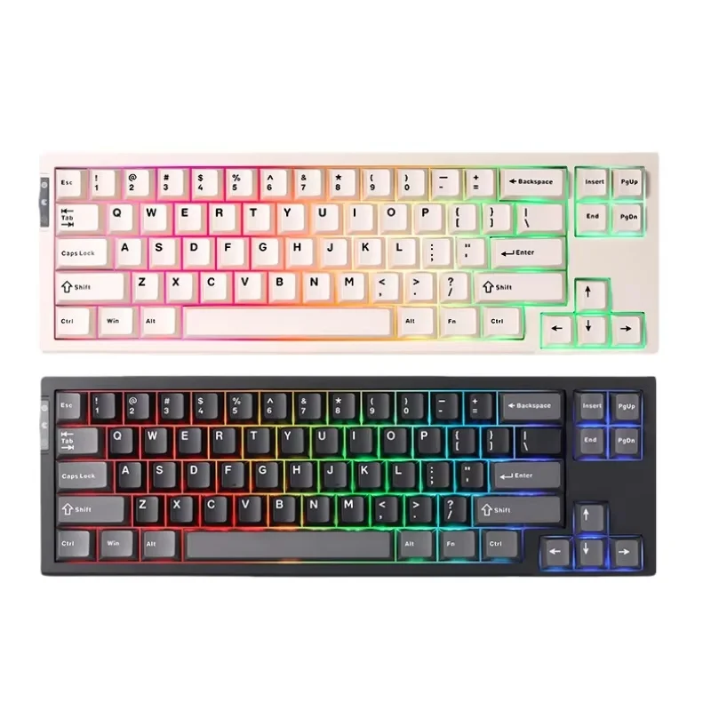 Teclado de eje magnético Rendimiento de disparo rápido Efecto de luz Rgb ajustable estable Uso de entretenimiento adecuado Teclado de oficina