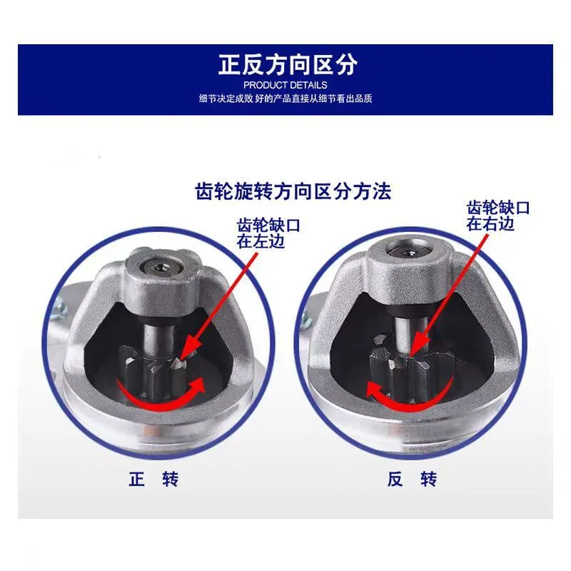 QD114A Diesel Engine Starter Motor 414 Model Fit 168 186 188 192F Road Cutter Generator Replacement Parts