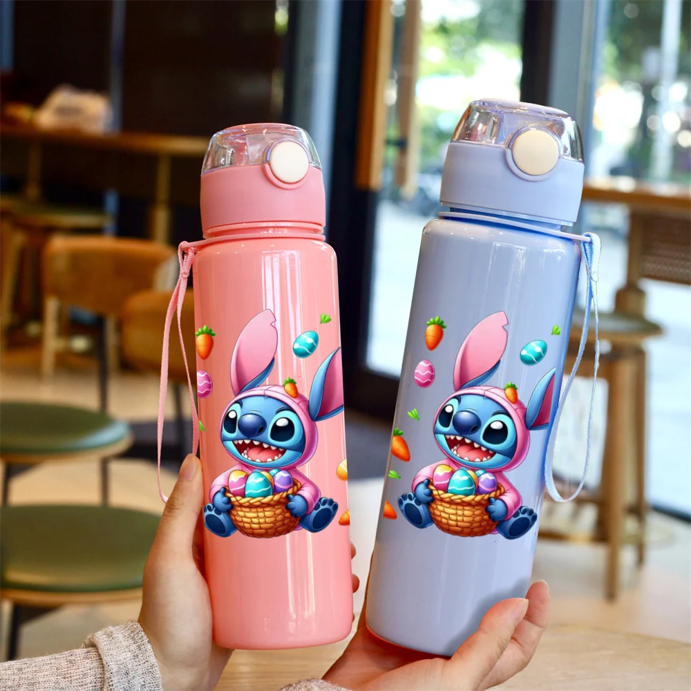 3D Printed Cartoon Pattern Water Bottle - Cute Stereoscopic Design, Fade-Resistant, Scratch-Proof, Leakproof Large-Capacity Cup