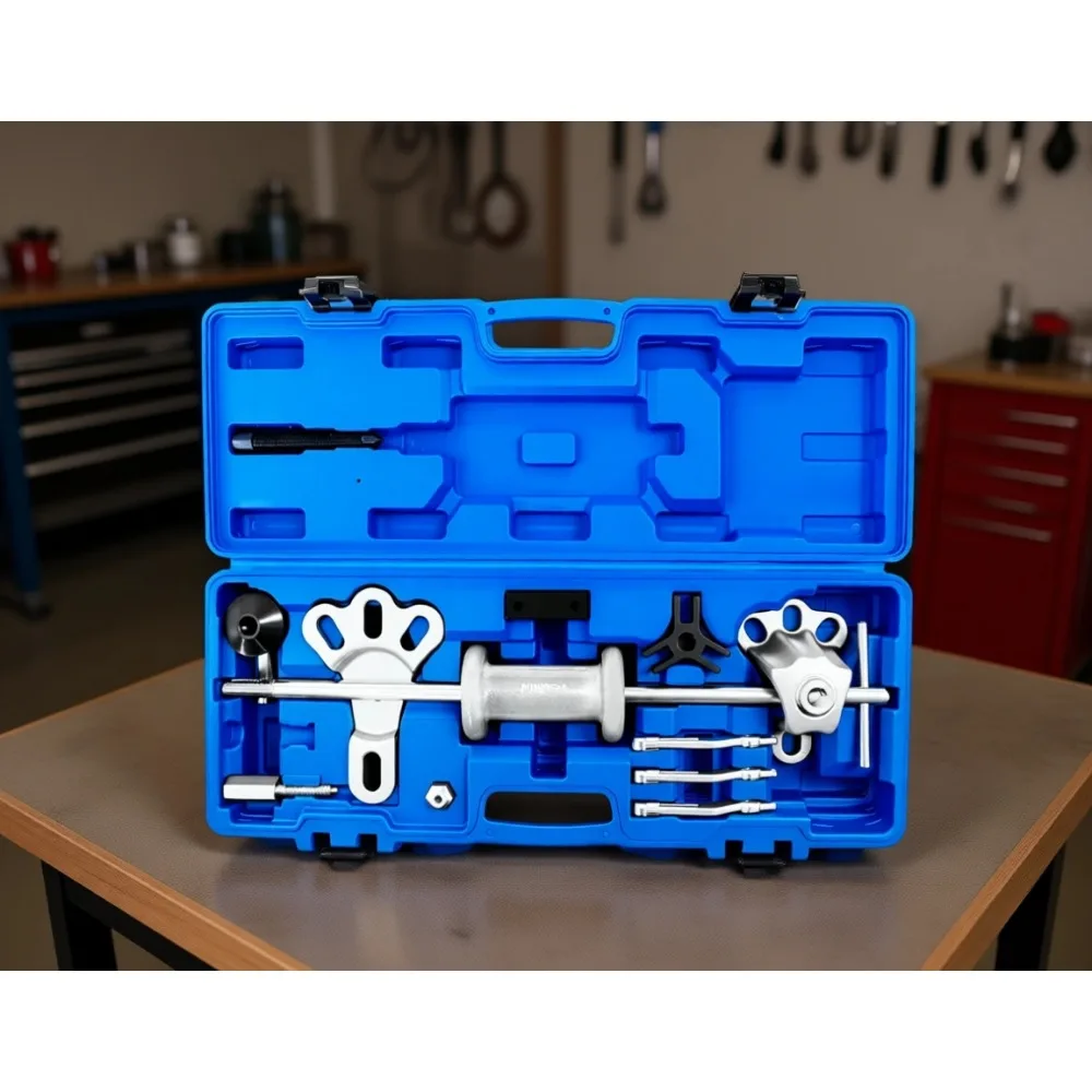 

19pc Slide Hammer Puller Kit Front Rear Wheel Hub Bearing Axle Dent Shaft Removal Tool
