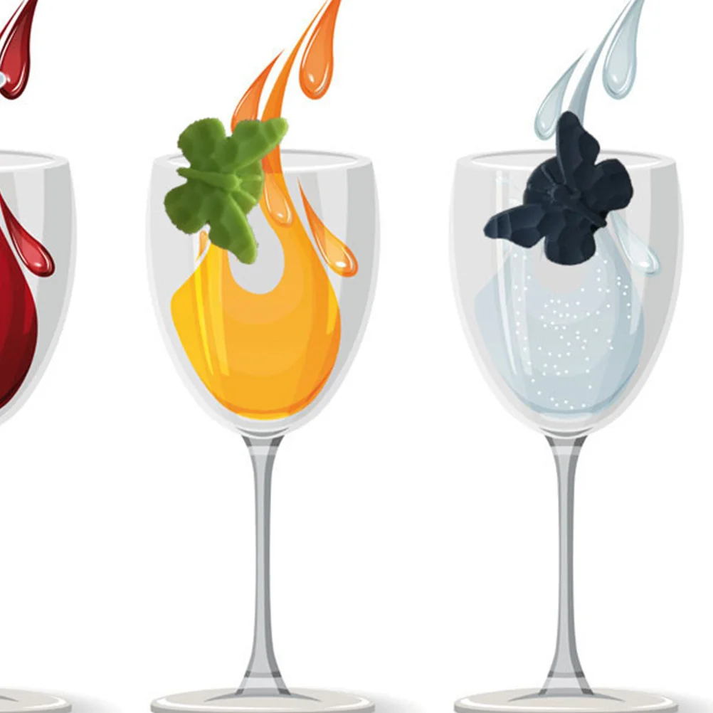 

20Pcs Butterfly Wine Glass Markers Silicone Charms Suction Cup Reusable Drink Identifiers Party Bar Cocktail Nightclub