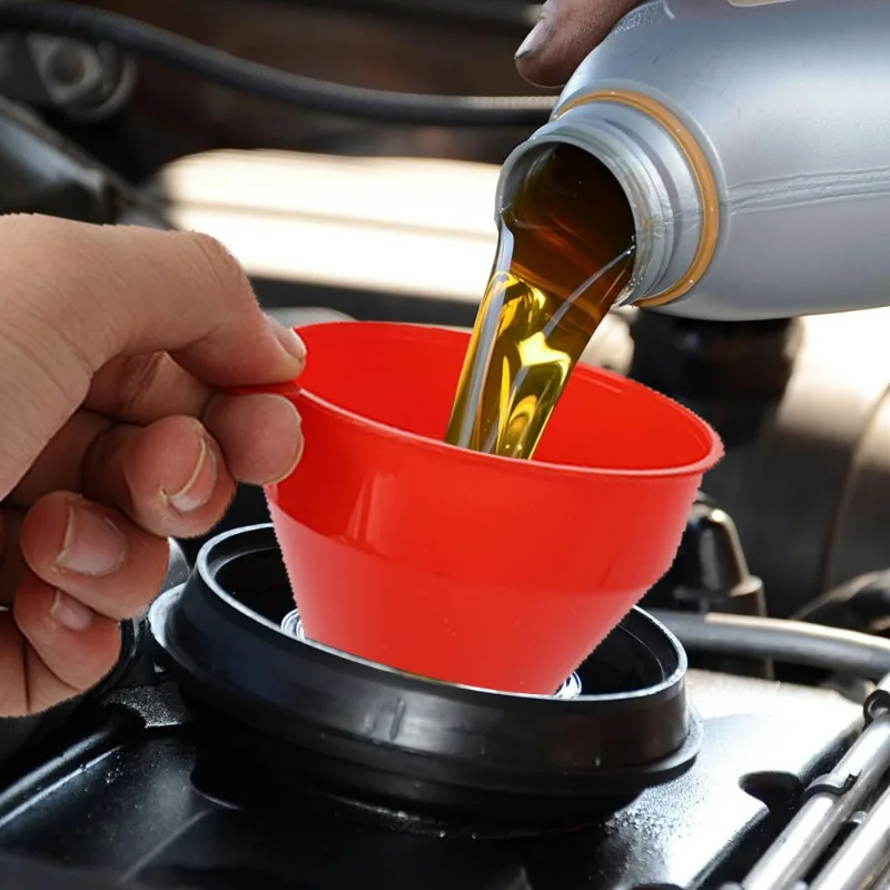 Refueling Funnel Motorcycles Filling Engine Multi-Function Car Refuel Oil Funnel Change Fill Transfer Tool - Image 4