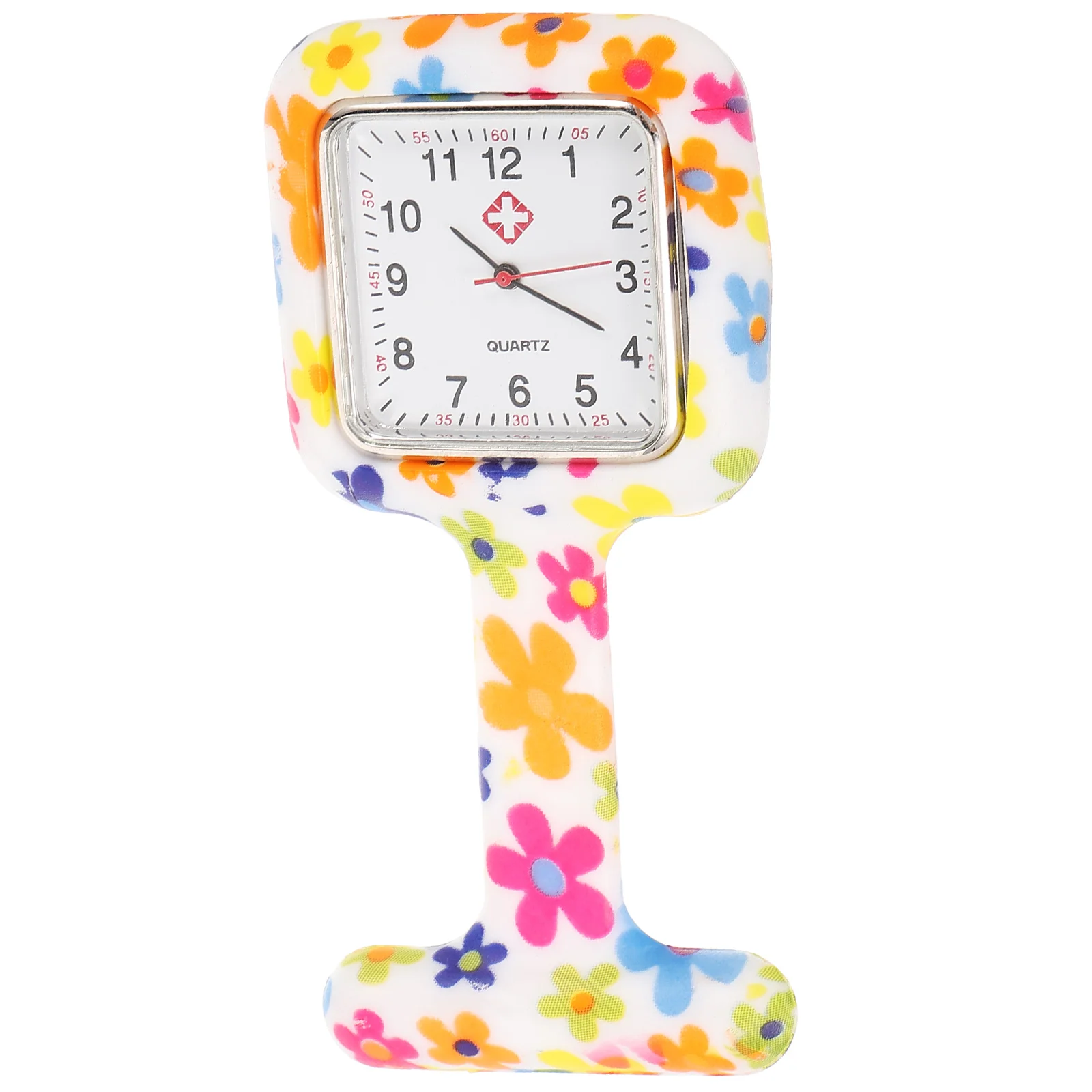 

Nurse Brooch Clip-On Pocket For Medical Staff Women Nurses Decorative Silicone Design Portable Small Lapel Brooch Watch Daily