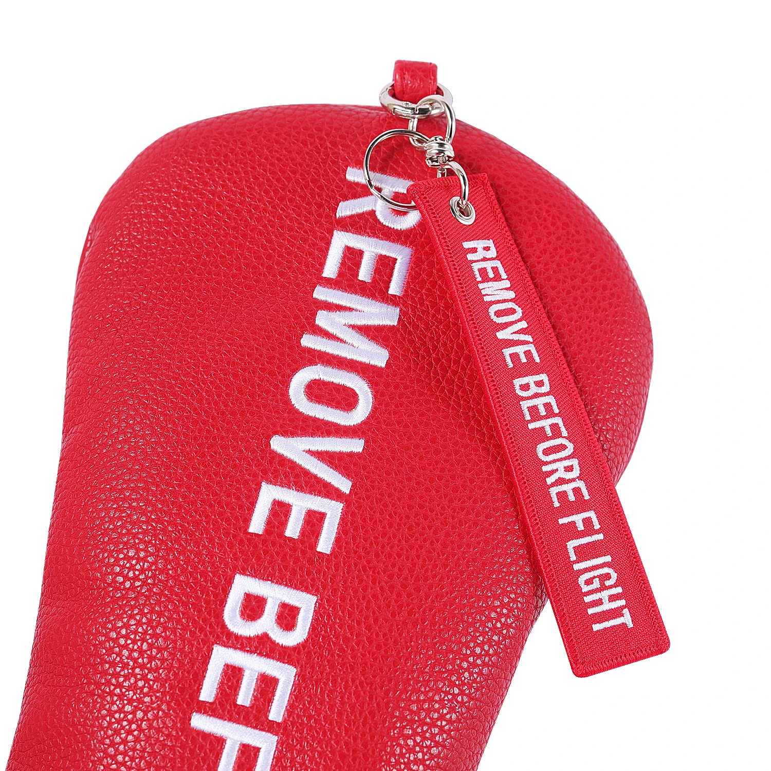 Red Remove Before Flight Golf Headcover Golf 460CC Driver Cover Wood Hybrid Mallet Cover
